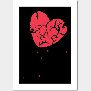Broken Heart Posters and Art